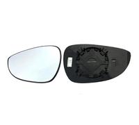 LT2CP Heated Wing Mirror Glass Left Passenger Side for Ford Fiesta MK6 MK7 2008-2017 Ford B-Max 2012-2018 Clip-On Replacement
