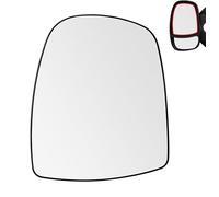 LT2CP Heated Wing Mirror Glass Left Passenger Side for Vauxhall Vivaro 2001-2014 Clip-On Replacement