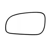 LT2CP Heated Wing Mirror Glass Left Passenger Side for Volvo S60 (2000-2003), S80 (1998-2004), Volvo V70 (2000-2004) Clip-On Replacement