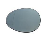 LT2CP Replacement Heated Wing Mirror Glass for Mini Cooper 2005-2013 Left UK Passenger Side Clip-On Tinted Blue