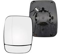 LT2CP Wing Mirror Glass Heated for Renault Trafic 2014-2021 & Fiat Talento 2016-2020 Replacement Door Mirror Glass with Backing Plate