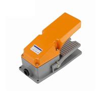 LT4 Foot Switch 220V380 Machine Tool Pedal Aluminum Shell Silver Point 1Pcs