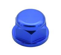 LTADX Motorcycle CNC Front Wheel Lock Nut Bolt Rear Chain Adjuster Axle Block Wheel Axle Nut Cocer Compatible With SX SXF XC XCF EXC EXCF XCW SMR 85-530(Blue Rear Nut)
