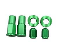 LTADX Motorcycle CNC Valve Cover Off-Road Wheel Rim Locking Nut Bolt Washer Compatible With TE FE TC FC SX EXC XC YZ YZF WR CRF KX KLX RMZ(Green)
