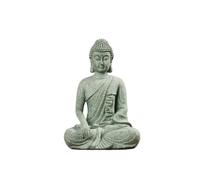 Ltahtliay Meditating Buddha Statue Figurine, Mini Buddha Serene Decorative Sitting Stone Zen Sculpture DecorationStone Handmade Buddha Sculptures for Porch Yard Art Decoration, Zen Decor (A)