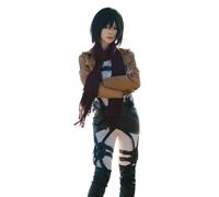 LTAKK Ackerman Cosplay Anime AOT Survey Corps Uniform Scout Regiment Costumes Ackerman Outfit Carnival Halloween XXL