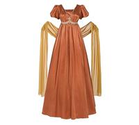 LTAKK Women Regency Dresses Jane Austen Dress Empire Waist Victorian Gown