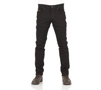 LTB Jeans Men's Joshua Slim Jeans, New Black to Black Wash, 40W / 36L