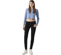 LTB Jeans - Women's - Molly - Low Waist - Slim Fit Jeans - Trousers, Black to Black Wash, 31W x 36L