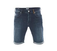 LTB Men's Bermuda Corvin Slim Fit Shorts Cotton Denim Short Short Blue Dark Blue Black S M L XL XXL 3XL 4XL 5XL, Gorbi Undamaged Wash (52286), M