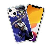 LTBGWDDG Compatible for iPhone 13 Case, Design Everyday Soft-Grip TPU Phone Clear Case(Baltimore-Jackson-2)