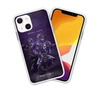 LTBGWDDG Compatible for iPhone 15 Case, Design Everyday Soft-Grip TPU Phone Clear Case(Baltimore-Jackson-1)
