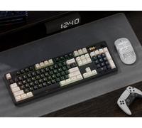 LTC Glass Gaming Mouse Pad, Ultra-Smooth Micro-Etched Surface Mousepad, Mouse Pad, 33×33×0.4cm, Tempered Glass, Black