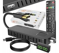 LTC Mini DVB-T2 HD Stick Receiver, H.265 HEVC Decoder, Full HD 1080p, 2-in-1 learning remote control, PVR recording, USB, HDMI, infrared sensor, Black