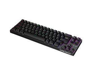 LTC NB681 Nimbleback Wired 65% Mechanical Keyboard, RGB Backlit Ultra-Compact 68 Keys Gaming Keyboard with Hot-Swappable Switch and Stand-Alone Arrow/Control Keys (Hot Swappable Brown Switch, Black)