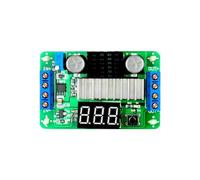 LTC1871 DC-DC Boost Converter Adjustable Step-Up High Power Supply Module LED Voltage Meter/Button Switch(Blu)