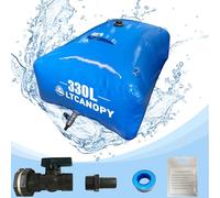 LTCANOPY 100 Gallon Foldable Water Bladder Tanks - Collapsible Soft Drought-Resistant Fire-Fighting Agricultural Water Tank 330L