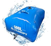 LTCANOPY 500L/132 Gallon Bubble Tank Large Collapsible Water Bag for Farmland Irrigation, Emergency Use