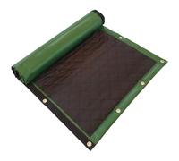LTCANOPY Outdoor Sound Barrier Soundproof Blanket Sound Insulated Screen Noise Protection Wall for Noise Reduction on Construction Sites, Sports Fields, Sound Insulation 200x100cm（Green）