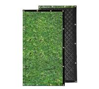 LTCANOPY Sound Barrier 39.37" x 78.74", Thickened Sound Insulation Cotton, Waterproof, Flame Retardant, Soundproof Blanket for Door, Hung as Convenient Sound Barrier Fence During Construction (Green)