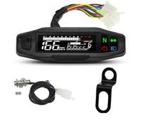 LTCZGRCI Gauge Odometer Tachometer Motorcycle Digital Panel Universal Tachometer Fuel Gauge Kit Tachometer Odometer Turn Signal Light Indicator 12V Tachometer