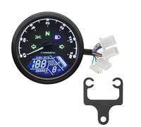 LTCZGRCI Gauge Odometer Tachometer Motorcycle Tachometer Tachometer Fuel Meter for 1-4 Cylinders Multi-function Motorcycle Gauge 12V Tachometer