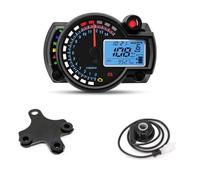 LTCZGRCI Gauge Odometer Tachometer Universal Digital Motorcycle Odometer Tachometer Instrument 7 Colors Auto Dashboard For NXR150 NXR125 12V Motorcycle Tachometer