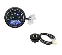 LTCZGRCI Gauge Odometer Tachometer Universal Motorcycle Tachometer Dashboard Panel Digital Display Speed MPH km/h Tachometer Fuel 0~12000RPM Tachometer