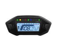 LTCZGRCI Gauge Odometer Tachometer Universal Tachometer for All Motorcycle 12V Tachometer 7-Colors Backlight Digital Electric Motor Meters Oil Gauge Odometer Tachometer