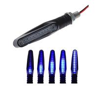 LTCZGRCI Motorbike Turning Indicators 1pc Universal 12V motorcycle turn signals Indicator Light flowing water blinker flashing