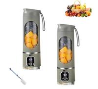 Ltdreamof Juicer Blender, Smart LED Display Digital Multimode Juicer Blender for Smoothies Liquid Diet, Shakes & Baby Food (2 pcs Green)