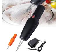 LTDZ Electric Quick Chicken Plucker,Electric Poultry Feather Plucker, Handheld Chicken Plucker Machine, Rechargeable Small Chicken Plucker Machine Portable Automatic Poultry Plucking Tool,Black wired