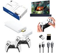 LTDZ Zeus Retro Gaming Console, Zeus Retro 4k Gaming Stick, Wireless Retro Game Console, Plug And Play Video Game Stick Built In 20000+ Games Wireless Controllers,128g 30000+games