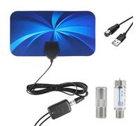 LTE Filter for TV Antenna Filters 4G 5G LTE Signal to Reduce Interference and Pixilation for Clear Digital HD TV Reception for Indoor Outdoor Installation (Frequency Range 5-608MHz)