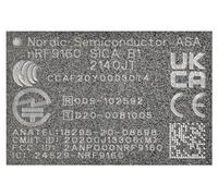 LTE-M MODEM, 2.2GHZ, 5.5V, GSM - GPRS - CDMA - HSPA Communications & Networking Modules (NRF9160-SIAA-B1A-R) Pack of 1