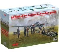 ICM DS4805 Airfield of the Luftwaffe bomber group 1:48 PLASTIC MODEL KIT