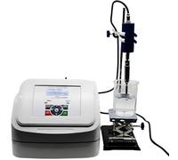 LTEJUMQ 800W Ultrasonic Cell Disruptor Homogenizer - Complete Kit with Stand & Probes, Programmable Timer, LCD Display, for Lab, Cosmetics & Chemical Engineering Use (220V)