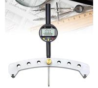 LTEJUMQ Digital large radius gauge, High Accuracy Digital Radius Gauge with 200mm Measuring Jaw Radius Measurement Tool, Digital Radius Gauge for Mechanical Parts, Wooden Molds
