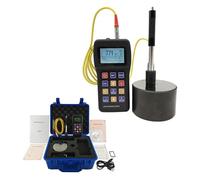 LTEJUMQ Portable Leeb Hardness Tester Kit with Standard D Type Impact Device D Test Block for Steel Iron Bronze Copper, Metal Durometer Tester for HLD, HL, HB, HRB, HRC, HRA, HV, HS