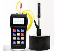 LTEJUMQ Portable Leeb Hardness Tester Kit with Test Block, Leeb Hardness Tester Meter, Highly Accurate Metal Hardness Tester with Sensor, Hardness Testing Equipment, D Type Impact Device