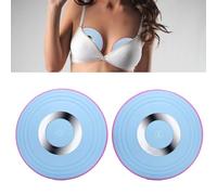 LTEJUMQ USB Wireless Breast Massager Waterproof, Breast Beauty Device, Red and Blue Light Care, Massage Enlargement Enhancer for Accelerate Blood Circulation, 3 Levels of Hot Compress