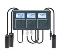 LTEJUMQ Water Tester, 8 In 1 Water Quality Detector S.G/PH/EC/ORP/TDS/CF/SALT/TEMP Measuring Analyzer Monitor Tester, WiFi Smart Water Quality Meter Monitor for Swimming Pool