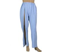 LTEJUMQ Zipper Patient Pants Patient Care Clothes, Incontinence Pants, Elderly Surgery Patient Disability Clothing, Hospital/home Aid Nursing, Bedridden Dress, Blue