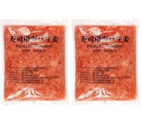 LTF Sushi Gari Pink (Pickled Ginger for Suchi) Catering Size 1.5kg (Pack of 2)