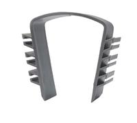 LTG PRO 12 Pcs Fence Panels Noise Stoppers - Garden Fence Wind Anti-Rattling Clips - Durable Plastic Wedges for Concrete Slotted Posts - Easy Installation (Dark Grey)