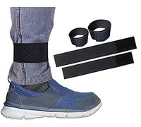 LTG PRO 2x Neoprene Ankle Blousing Garters - Trouser Straps for Hiking, Waders, Fly Fishing, Motorbike, Gardening - Bug & Insect Protection, Soft Comfort Fit (Black, S/M (13 inch (33cm) long))