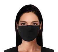 LTG PRO 5 Pack Cotton Face Masks - Reusable & Washable Anti-Dust Mouth Masks Black & Black+Pink - Comfortable for Cycling, Running, Dust, Pollen, Pollution Protection - Unisex (Black)