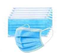 LTG PRO 50 Pcs Disposable 3-Ply Face Masks for Adults - Breathable Non-Woven Protective Mask, Anti-Fog, Anti-Dust, Comfortable Earloop Design for Daily Use