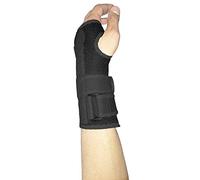 LTG PRO® Breathable Mesh Universal Wrist Support With Buckle Brace Splint Carpal Tunnel Sprain Strain (Black)