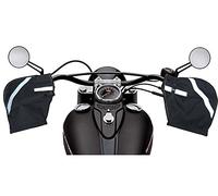 LTG Black Digit Motorcycle Handle Bar Mitts Hand Warmer Motorbike Muffs Gloves